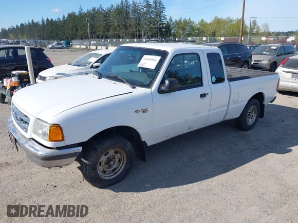2002 Ford Ranger XLT Appearance with VIN 1FTYR44E62PA21905, listed as a IAAI auction lot 42040886 with 187,817 mi miles. Bid and sale history available at carsss.com. Image 2.