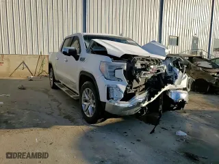 2021 GMC Sierra 1500 SLT with VIN 3GTU9DEDXMG420408, listed as a Copart auction lot 88585485 with 0 mi miles and Salvage Title. Bid and sale history available at carsss.com. Image 11.
