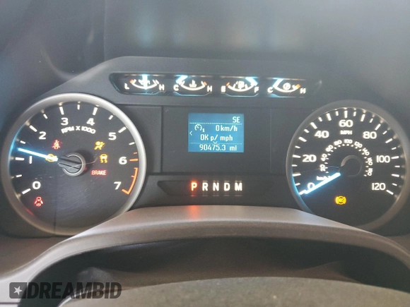 2018 Ford F-150 XL with VIN 1FTEX1CP8JKF82029, listed as a Copart auction lot 55521375 with 90,475 mi miles and Salvage title. Bid and sale history available at DreamBid. Image 9.
