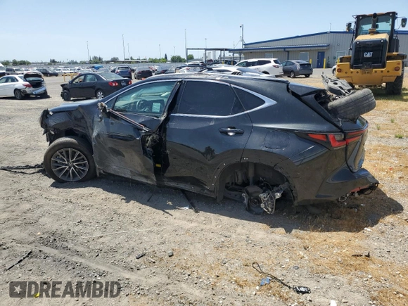 2024 Lexus NX 350 Premium with VIN 2T2GGCEZ2RC037973, listed as a Copart auction lot 57076595 with 33,000 mi miles and Salvage title. Bid and sale history available at DreamBid. Image 2.