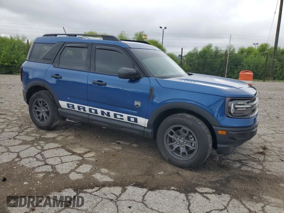 2023 Ford Bronco Sport Big Bend z VIN 3FMCR9B64PRE37725, wystawiony jako Copart lot #63499955 z przebiegiem 21 530 mil mil oraz Szkoda całkowita • Salvage title. Historia ofert i sprzedaży dostępna na DreamBid. Obrazek 4.