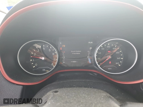 2017 Jeep Compass Trailhawk с VIN 3C4NJDDBXHT689405, выставлен на аукционе Copart как лот 56324395 с пробегом 115 664 миль миль и Списание • Salvage title. История ставок и продаж доступна на DreamBid. Изображение 9.