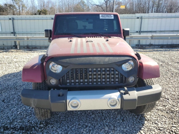 2011 Jeep Wrangler Unlimited Sahara with VIN 1J4BA5H14BL524912, listed as a Copart auction lot 46039935 with 152,782 mi miles and Salvage Title. Bid and sale history available at carsss.com. Image 5.