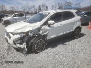2019 Ford EcoSport Titanium with VIN MAJ3S2KE0KC276584, listed as a Copart auction lot 49955315 with 73,293 mi miles and Salvage Title. Bid and sale history available at DreamBid. Image 1.
