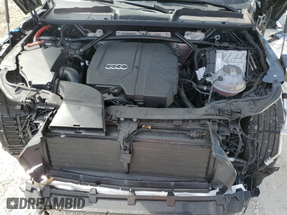 2024 Audi Q5 S line Premium Plus with VIN WA1EAAFY2R2015990, listed as a Copart auction lot 50294435 with 15,310 mi miles and Non Repairable. Bid and sale history available at carsss.com. Image 12.