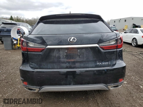 2022 Lexus RX 350 with VIN 2T2HZMDA0NC349008, listed as a Copart auction lot 54544305 with 47,138 mi miles and Salvage title. Bid and sale history available at DreamBid. Image 6.