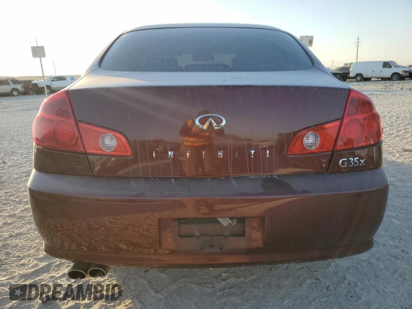 2006 Infiniti G35 z VIN JNKCV51F06M615940, wystawiony jako Copart lot #81223434 z przebiegiem 201 543 mil mil oraz Szkoda całkowita • Salvage title. Historia ofert i sprzedaży dostępna na DreamBid. Obrazek 6.