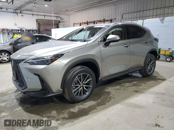 2025 Lexus NX 350h Premium with VIN 2T2GKCEZ4SC040118, listed as a Copart auction lot 82710844 with 522 mi miles and Salvage title. Bid and sale history available at DreamBid. Image 1.
