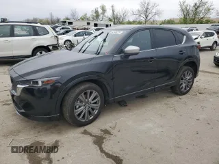 2024 Mazda CX-5 2.5 Turbo Signature with VIN JM3KFBXY6R0401491, listed as a Copart auction lot 52446225 with 13,951 mi miles and Salvage Title. Bid and sale history available at carsss.com. Image 1.