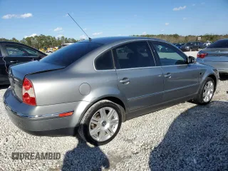 2005 Volkswagen Passat GLS with VIN WVWAD63B15P032060, listed as a Copart auction lot 86835504 with 314,372 mi miles and Salvage title. Bid and sale history available at DreamBid. Image 3.