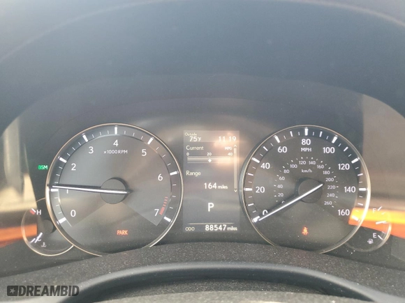 2017 Lexus GS with VIN JTHBZ1BL0HA010446, listed as a Copart auction lot 51004175 with 88,547 mi miles and Salvage Title. Bid and sale history available at carsss.com. Image 9.