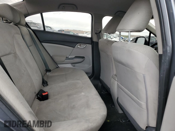 2013 Honda Civic LX with VIN 19XFB2F55DE228267, listed as a Copart auction lot 49819905 with 161,563 mi miles and Salvage Title. Bid and sale history available at DreamBid. Image 10.