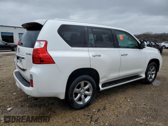 2011 Lexus GX 460 with VIN JTJBM7FX2B5023812, listed as a Copart auction lot 48568365 with 166,821 mi miles and Salvage Title. Bid and sale history available at carsss.com. Image 3.