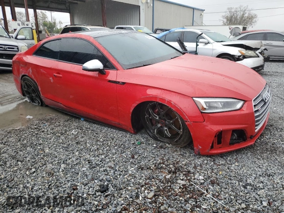 2018 Audi S5 Premium Plus z VIN WAUP4AF59JA010806, wystawiony jako Copart lot #42228515 z przebiegiem 72 745 mil mil oraz Szkoda całkowita • Salvage title. Historia ofert i sprzedaży dostępna na DreamBid. Obrazek 4.