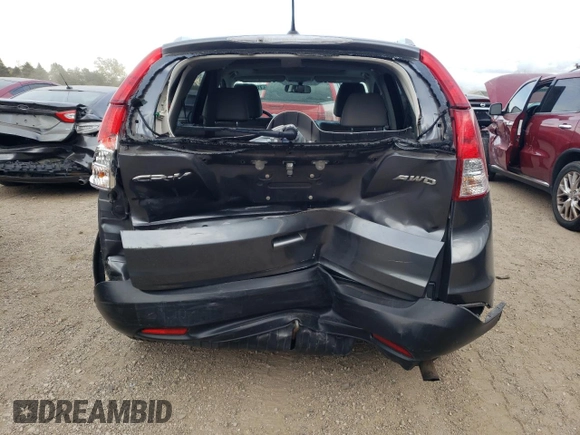2014 Honda CR-V EX-L with VIN 2HKRM4H74EH648388, listed as a Copart auction lot 75747274 with 63,100 mi miles and Salvage Title. Bid and sale history available at carsss.com. Image 6.