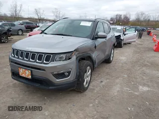 2018 Jeep Compass Latitude with VIN 3C4NJDBB1JT303009, listed as a IAAI auction lot 42012766 with 161,463 mi miles. Bid and sale history available at carsss.com. Image 17.
