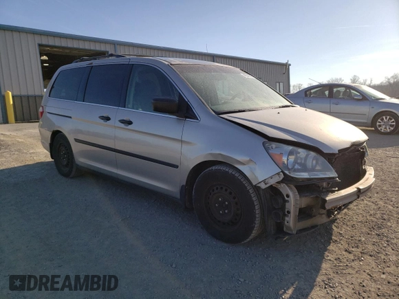 2006 Honda Odyssey LX with VIN 5FNRL38266B014131, listed as a Copart auction lot 48244525 with 265,426 mi miles and Salvage Title. Bid and sale history available at carsss.com. Image 4.