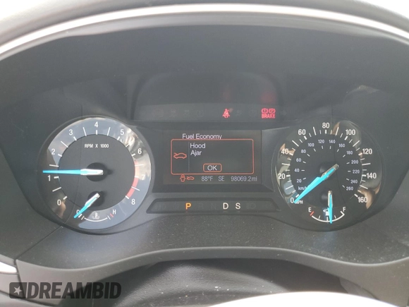 2013 Ford Fusion SE with VIN 3FA6P0H79DR112668, listed as a Copart auction lot 60809665 with 98,069 mi miles and Salvage title. Bid and sale history available at DreamBid. Image 9.