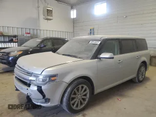 2014 Ford Flex Limited with VIN 2FMGK5D86EBD27008, listed as a Copart auction lot 88843025 with 132,846 mi miles and Salvage Title. Bid and sale history available at carsss.com. Image 1.