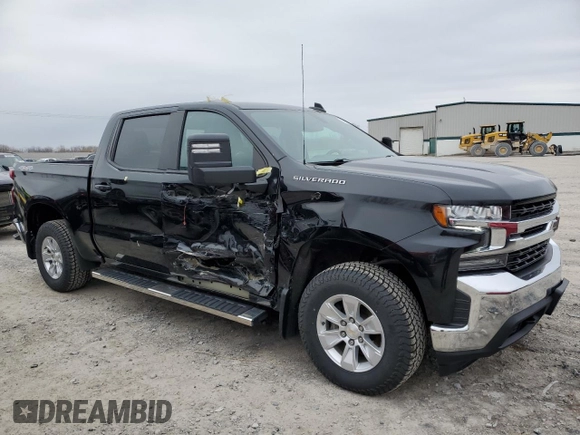 2021 Chevrolet Silverado 1500 LT with VIN 1GCUYDED5MZ214447, listed as a Copart auction lot 52198295 with 42,626 mi miles and Salvage Title. Bid and sale history available at carsss.com. Image 4.