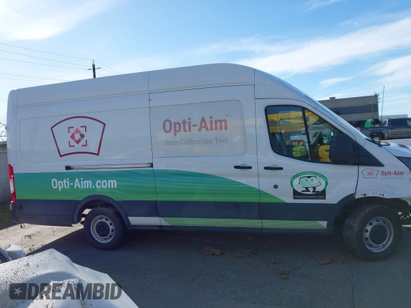 2019 Ford Transit Cargo with VIN 1FTBW3XM2KKB40981, listed as a IAAI auction lot 41558356 with 154,624 mi miles and . Bid and sale history available at DreamBid. Image 12.