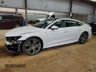 2020 Audi A7 Prestige with VIN WAUV2AF2XLN075162, listed as a Copart auction lot 79954134 with 47,639 mi miles and Salvage Title. Bid and sale history available at carsss.com. Image 1.