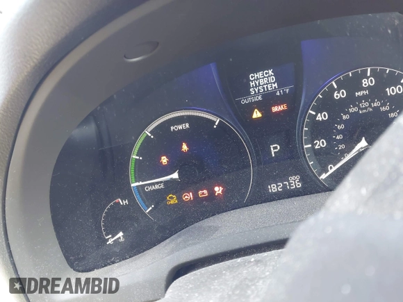 2010 Lexus RX 450h with VIN JTJBC1BAXA2008055, listed as a IAAI auction lot 41967991 with 182,736 mi miles and . Bid and sale history available at DreamBid. Image 7.