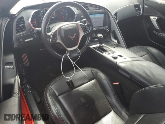 2015 Chevrolet Corvette Z51 2LT with VIN 1G1YK3D75F5106731, listed as a Copart auction lot 74700174 with 44,755 mi miles and Salvage Title. Bid and sale history available at carsss.com. Image 8.