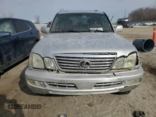 2006 Lexus LX 470 z VIN JTJHT00W964006862, wystawiony jako Copart lot #45719875 z przebiegiem 197 785 mil mil oraz Szkoda całkowita • Salvage title. Historia ofert i sprzedaży dostępna na DreamBid. Obrazek 5.