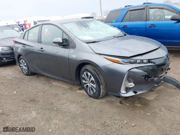 2021 Toyota Prius Prime LE with VIN JTDKAMFP3M3188311, listed as a IAAI auction lot 41668815 with 41,167 mi miles. Bid and sale history available at carsss.com. Image 1.