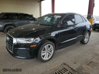 2018 Audi Q3 Premium with VIN WA1BCCFS8JR007554, listed as a Copart auction lot 50828605 with 66,195 mi miles and Clean Title. Bid and sale history available at carsss.com. Image 1.