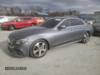 2018 Mercedes-Benz E-Class E 300 with VIN WDDZF4JB8JA332931, listed as a Copart auction lot 50019345 with 72,464 mi miles and Clean Title. Bid and sale history available at carsss.com. Image 1.