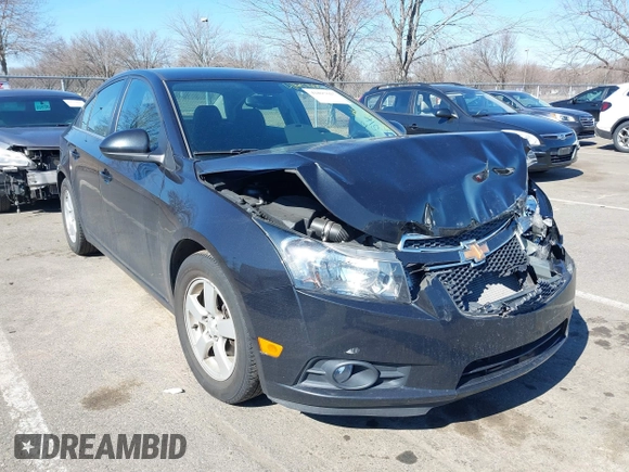 2014 Chevrolet Cruze 1LT with VIN 1G1PC5SB5E7482067, listed as a IAAI auction lot 41697625 with 51,036 mi miles and . Bid and sale history available at DreamBid. Image 1.