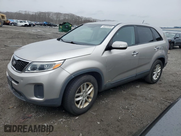 2015 Kia Sorento LX with VIN 5XYKTCA69FG562972, listed as a Copart auction lot 53233305 with 145,573 mi miles and Clean Title. Bid and sale history available at carsss.com. Image 1.