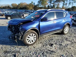 2017 Nissan Rogue S with VIN JN8AT2MV6HW013605, listed as a Copart auction lot 84361604 with 80,434 mi miles and Salvage Title. Bid and sale history available at carsss.com. Image 1.