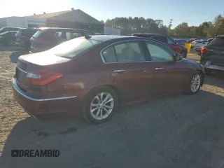 2013 Hyundai Genesis 3.8L with VIN KMHGC4DD8DU235248, listed as a Copart auction lot 73462114 with 180,725 mi miles and Salvage Title. Bid and sale history available at carsss.com. Image 3.