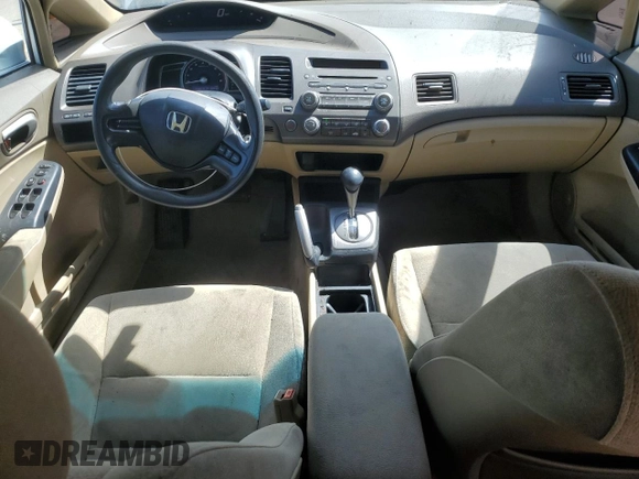2007 Honda Civic Sdn LX with VIN 1HGFA16547L135170, listed as a Copart auction lot 54443225 with 143,675 mi miles and Salvage Title. Bid and sale history available at carsss.com. Image 8.