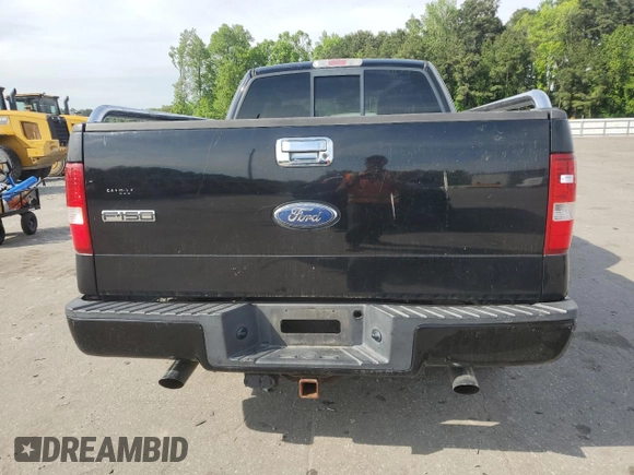 2008 Ford F-150 XL with VIN 1FTPX12V08KC11367, listed as a Copart auction lot 54267455 with 144,631 mi miles and Salvage title. Bid and sale history available at DreamBid. Image 6.