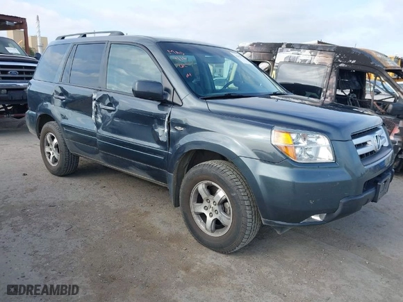 2006 Honda Pilot EX-L with VIN 2HKYF18536H538744, listed as a IAAI auction lot 42025277 with 203,012 mi miles. Bid and sale history available at carsss.com. Image 1.