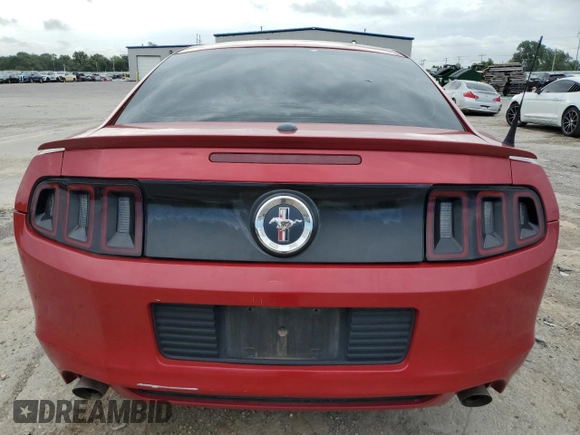 2013 Ford Mustang V6 with VIN 1ZVBP8AM7D5254718, listed as a Copart auction lot 59052175 with 145,261 mi miles and Salvage title. Bid and sale history available at DreamBid. Image 6.