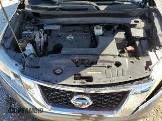 2016 Nissan Pathfinder SV with VIN 5N1AR2MNXGC618121, listed as a Copart auction lot 49556115 with 97,409 mi miles and Salvage Title. Bid and sale history available at carsss.com. Image 12.