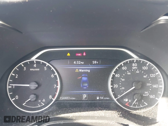 2017 Nissan Maxima SR with VIN 1N4AA6AP8HC412862, listed as a IAAI auction lot 41725246 with 154,483 mi miles and . Bid and sale history available at DreamBid. Image 7.
