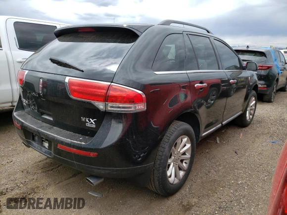 2013 Lincoln MKX with VIN 2LMDJ8JKXDBL23280, listed as a Copart auction lot 60703924 with 150,140 mi miles and Salvage Title. Bid and sale history available at DreamBid. Image 3.