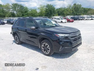 2025 Subaru Forester Premium with VIN JF2SLDDC0SH428264, listed as a IAAI auction lot 42403076 with 8,955 mi miles and . Bid and sale history available at DreamBid. Image 1.