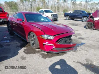 2018 Ford Mustang EcoBoost with VIN 1FA6P8TH7J5118689, listed as a IAAI auction lot 41635140 with 110,579 mi miles and . Bid and sale history available at carsss.com. Image 1.