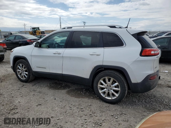 2016 Jeep Cherokee Limited with VIN 1C4PJMDS8GW106153, listed as a Copart auction lot 55576545 with 129,836 mi miles and Salvage title. Bid and sale history available at DreamBid. Image 2.