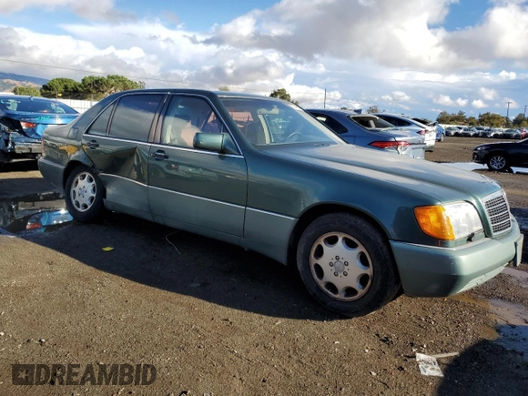 1994 Mercedes-Benz S with VIN WDBGA43E1RA162445, listed as a Copart auction lot 80346564 with 110,224 mi miles and Clean Title. Bid and sale history available at DreamBid. Image 4.