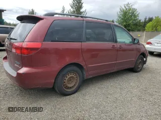 2005 Toyota Sienna CE z VIN 5TDZA23C15S320163, wystawiony jako Copart lot #57182215 z przebiegiem 205 439 mil mil oraz Czysty tytuł • Clean title. Historia ofert i sprzedaży dostępna na DreamBid. Obrazek 3.