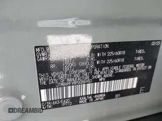 2023 Toyota RAV4 Hybrid XLE Premium with VIN JTMB6RFV8PD086983, listed as a IAAI auction lot 41612674 with 70,817 mi miles. Bid and sale history available at carsss.com. Image 9.