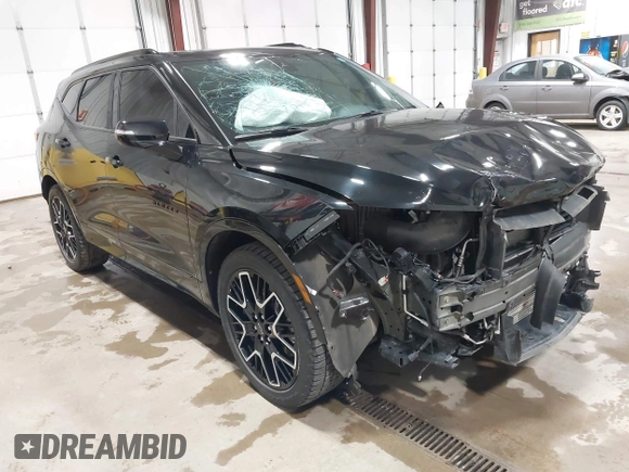 2023 Chevrolet Blazer RS with VIN 3GNKBKRS5PS194182, listed as a IAAI auction lot 42531199 with 24,254 mi miles and . Bid and sale history available at DreamBid. Image 1.